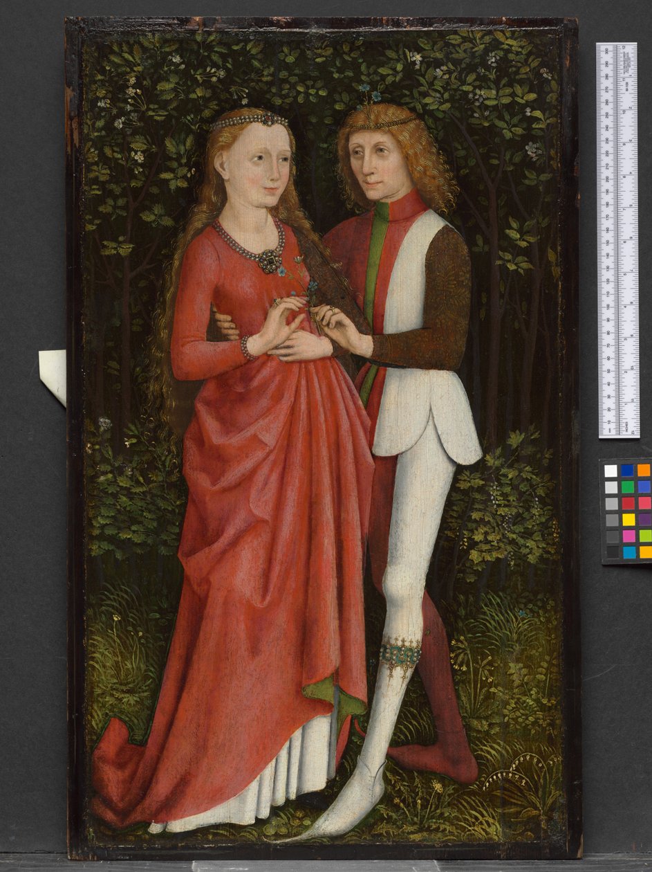 Ett brudpar, ca 1470 av German School