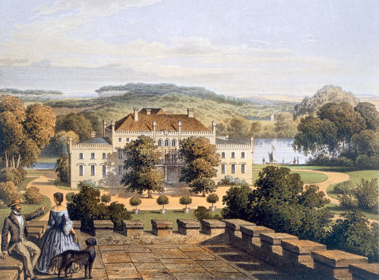 En preussisk kunglig residens, ca 1852-63 av German School