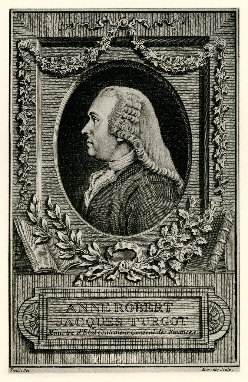 Anne Robert Jacques Turgot av German School