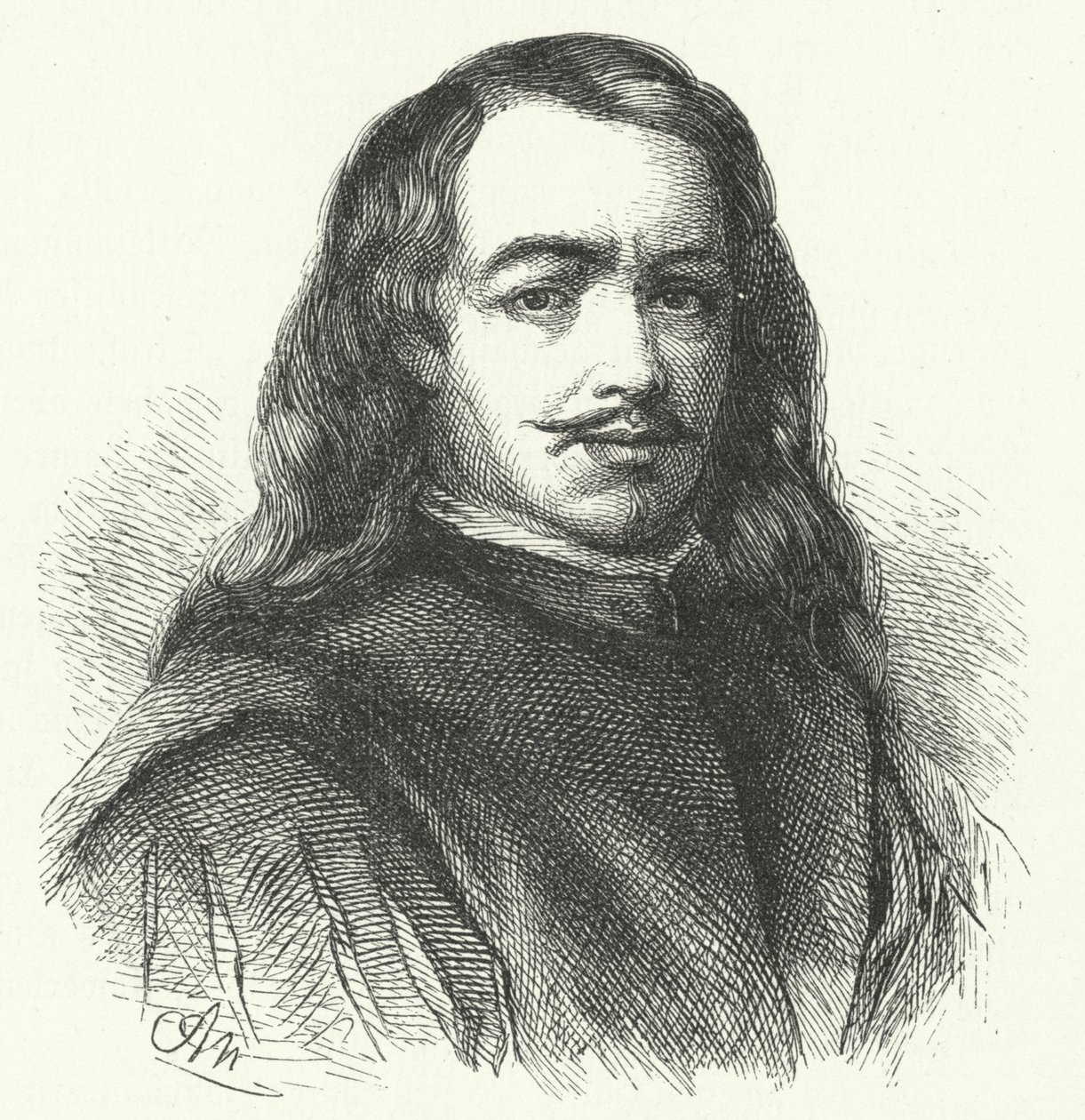 Bartolome Esteban Murillo, spansk barockkonstnär (gravyr) av German School