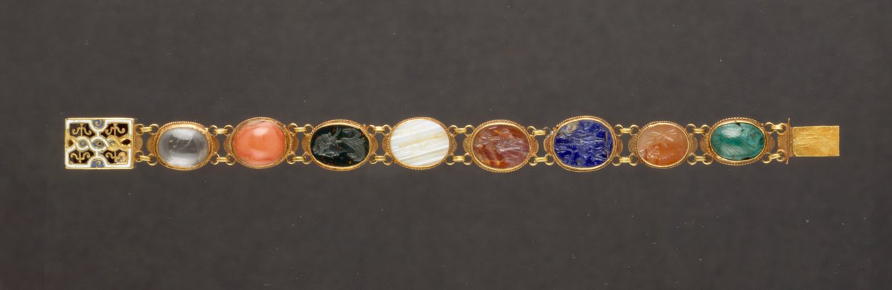 Armband (guld och ädelstenar) av German School