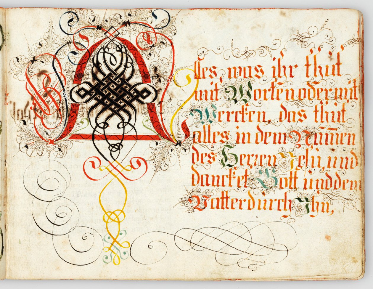 Kalligrafiskt manuskript, Augsburg, c.1720-30 av German School