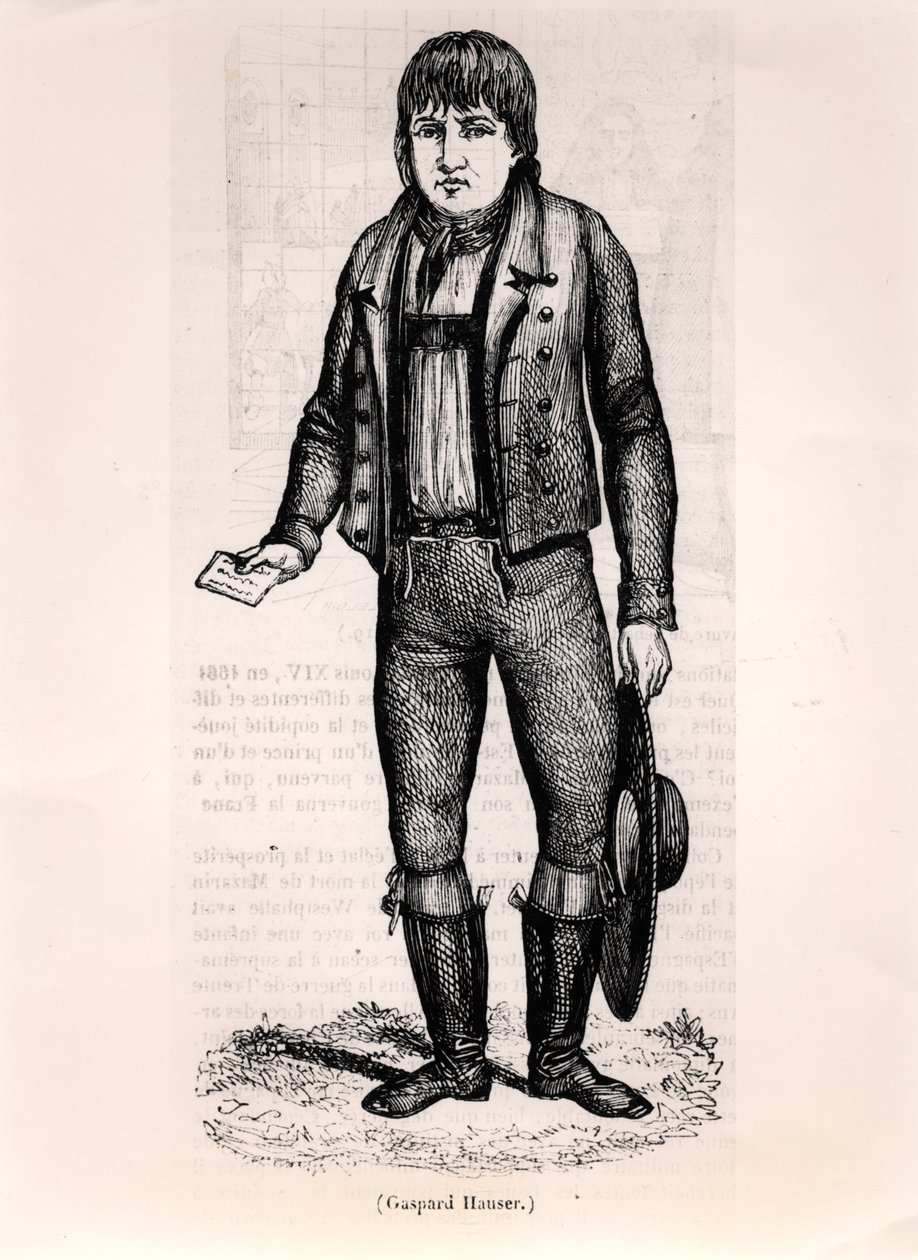 Caspar Hauser (ca 1812-1833) av German School