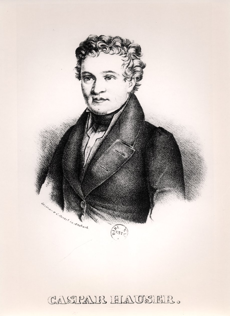 Caspar Hauser (ca 1812-1833) av German School