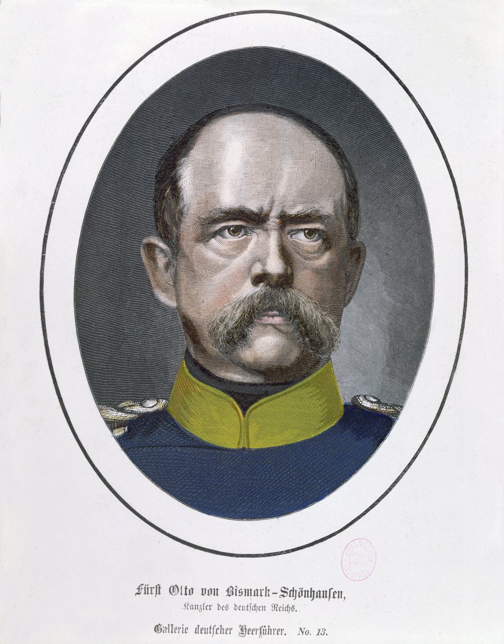 Kansler Otto Von Bismarck (1815-98) c.1871 av German School
