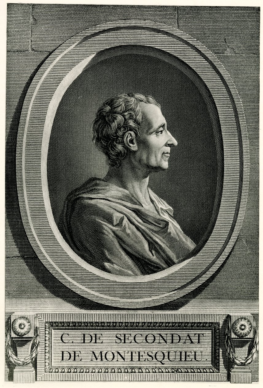 Montesquieus Charles de Secondat av German School