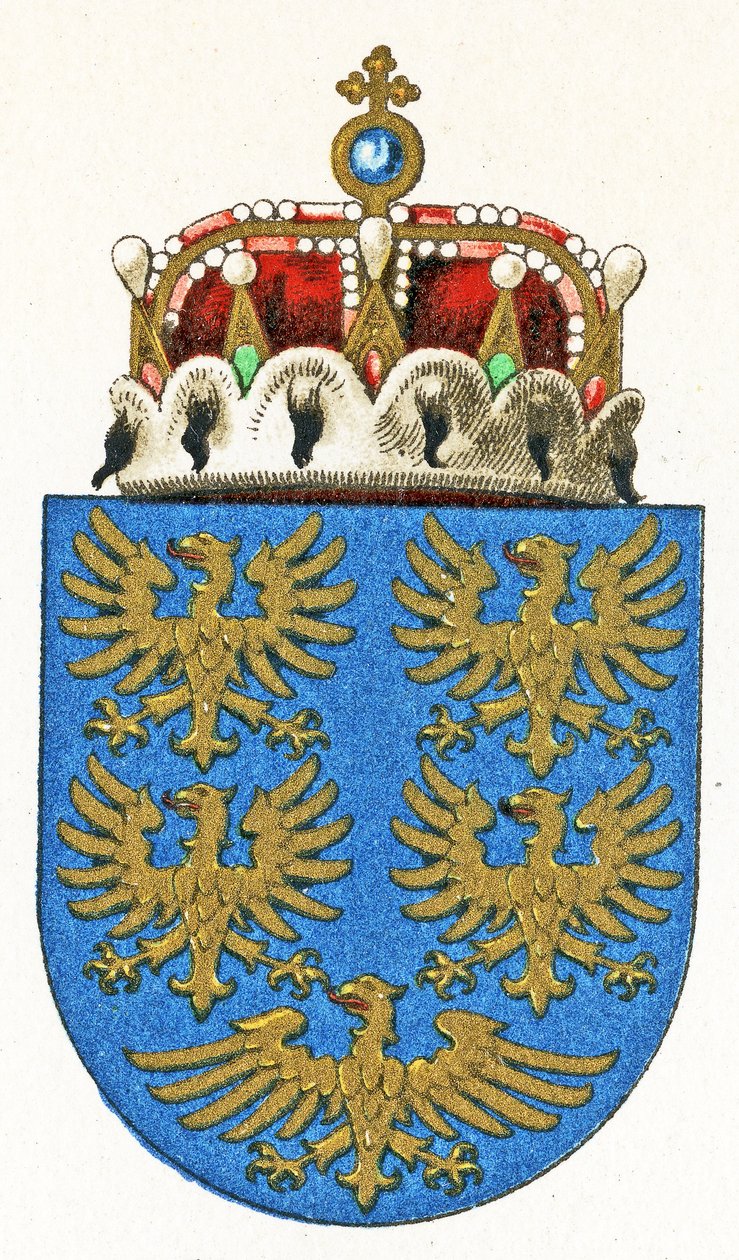 Nedre Österrikes vapen, c.1898 av German School