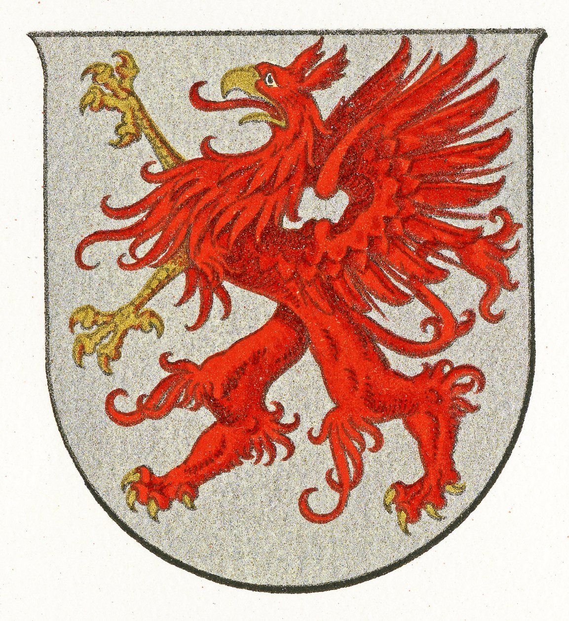 Pommerns vapen, c, 1898 av German School