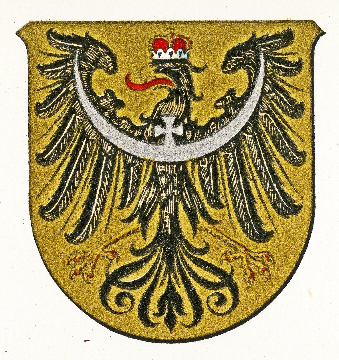 Schlesiens vapen, c.1898 av German School