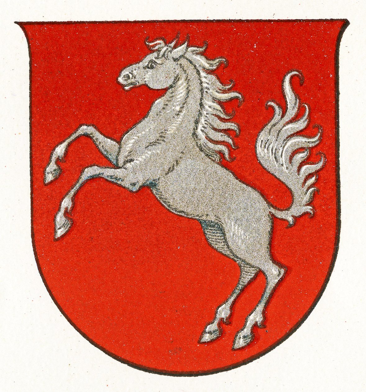 Westfalens vapen, c.1898 av German School