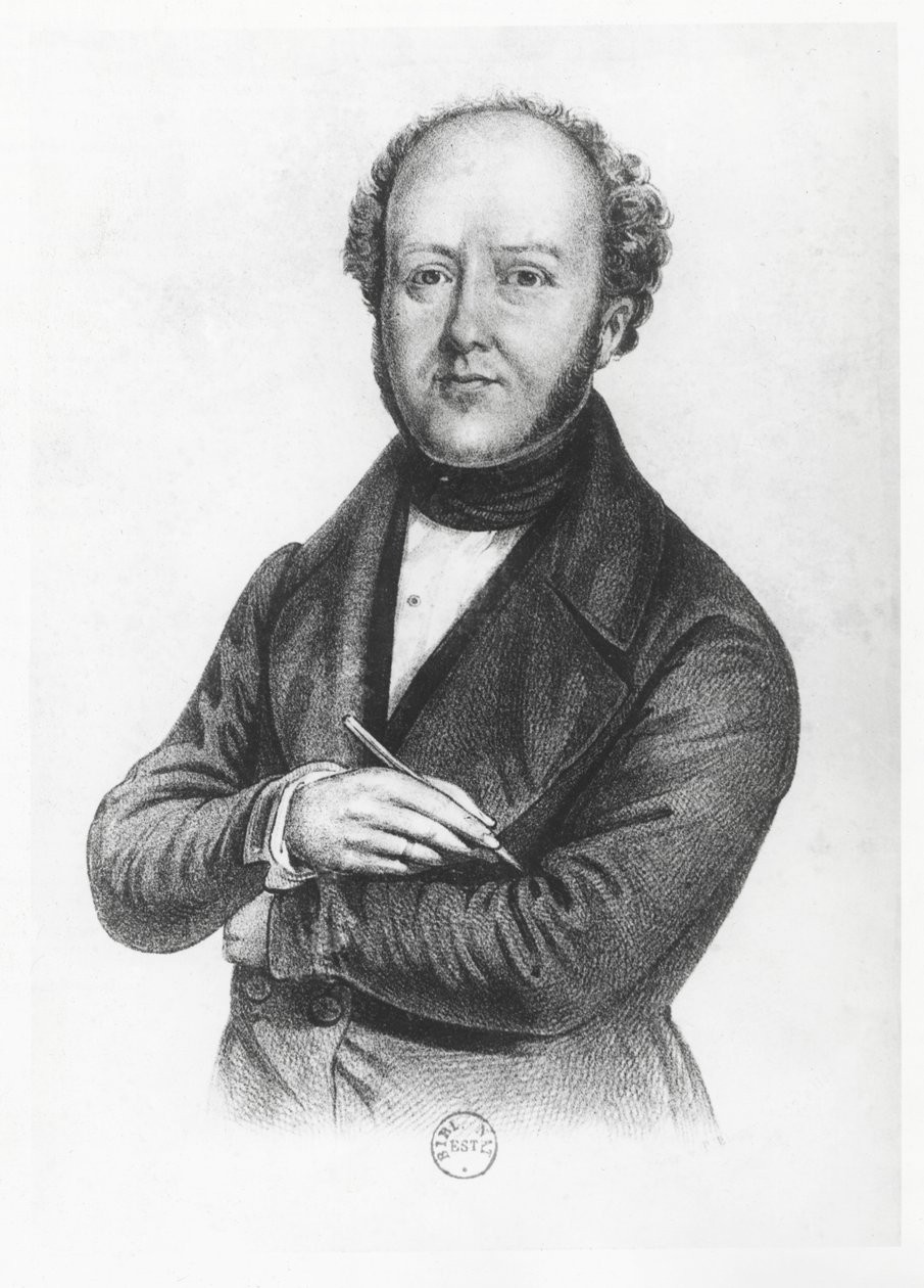 Dagobert von Gerhardt (gravyr) av German School