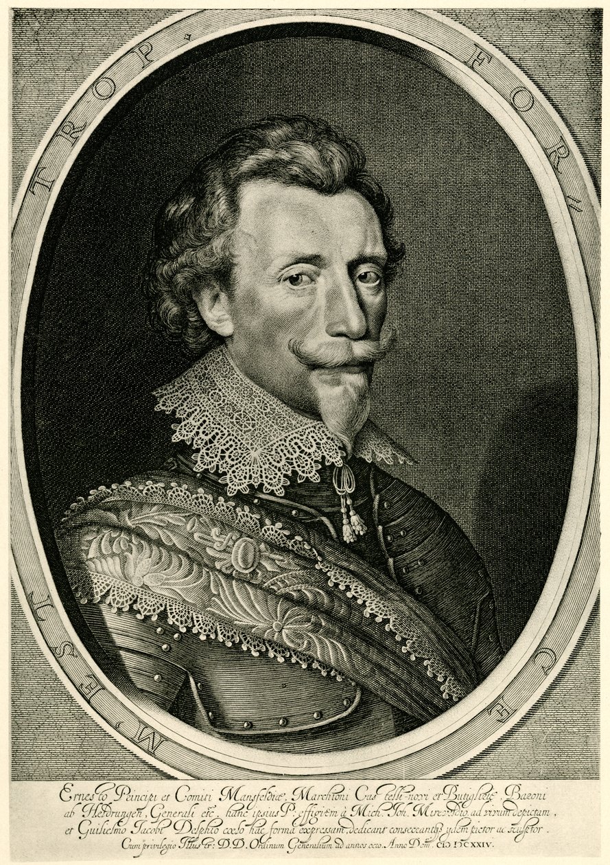 Ernst Graf von Mansfeld av German School