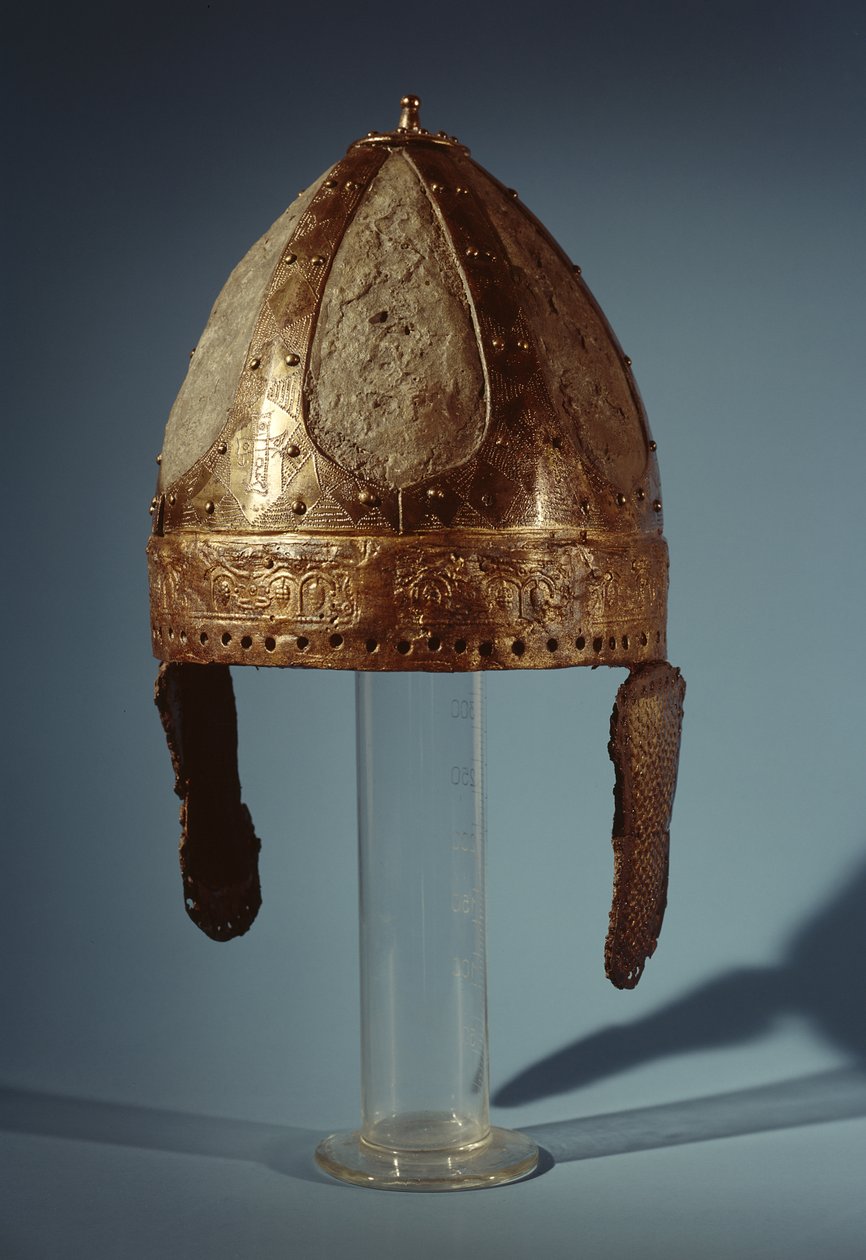 Europeisk krigshjälm, c.500 (metall) av German School