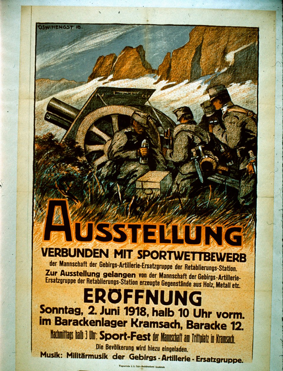Utställning för tävlingsidrott, 1918 av German School
