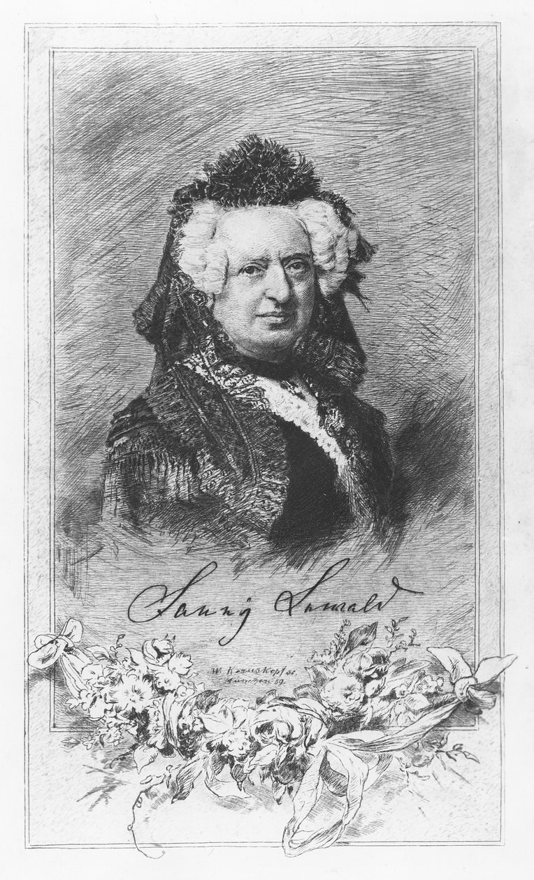 Fanny Lewald (gravyr) av German School
