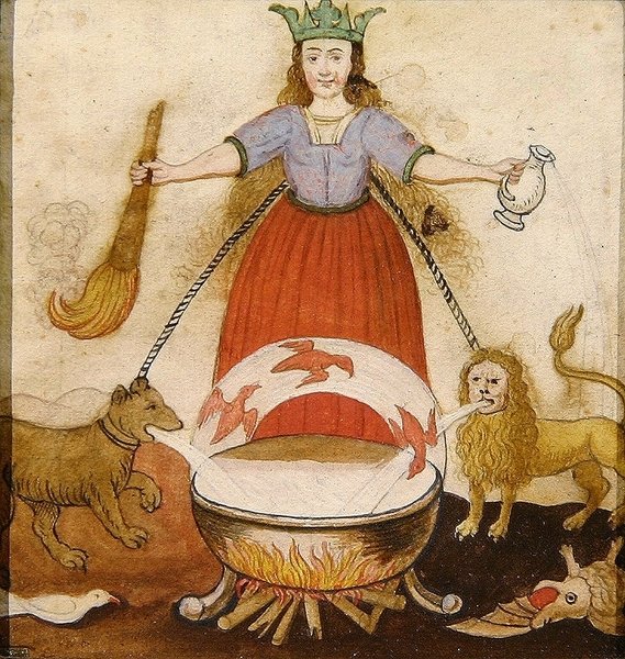 Fate, c.1605 (gouache på papper) av German School