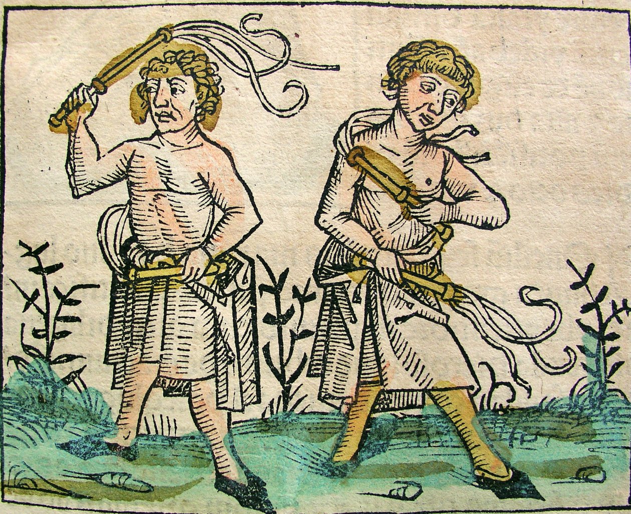 Flagellanter, publicerade i Nürnbergkrönikan, 1493 av German School