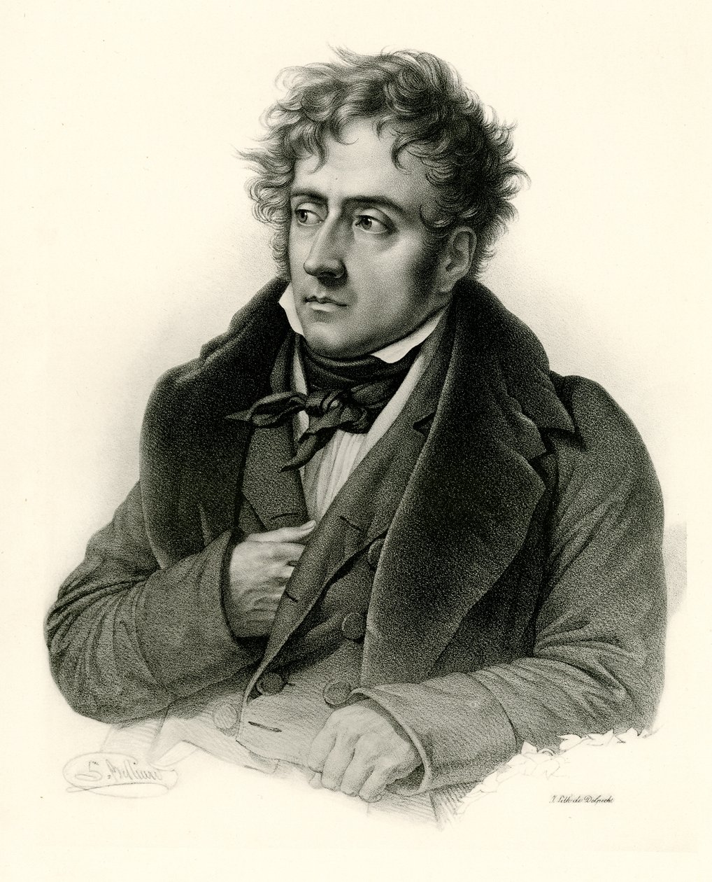François René Viscount av Châteaubriand av German School