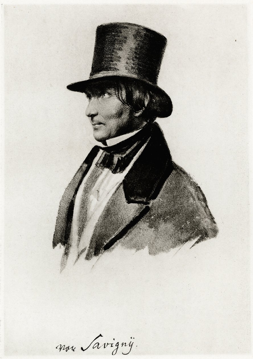 Friedrich Carl von Savigny, 1884-90 av German School