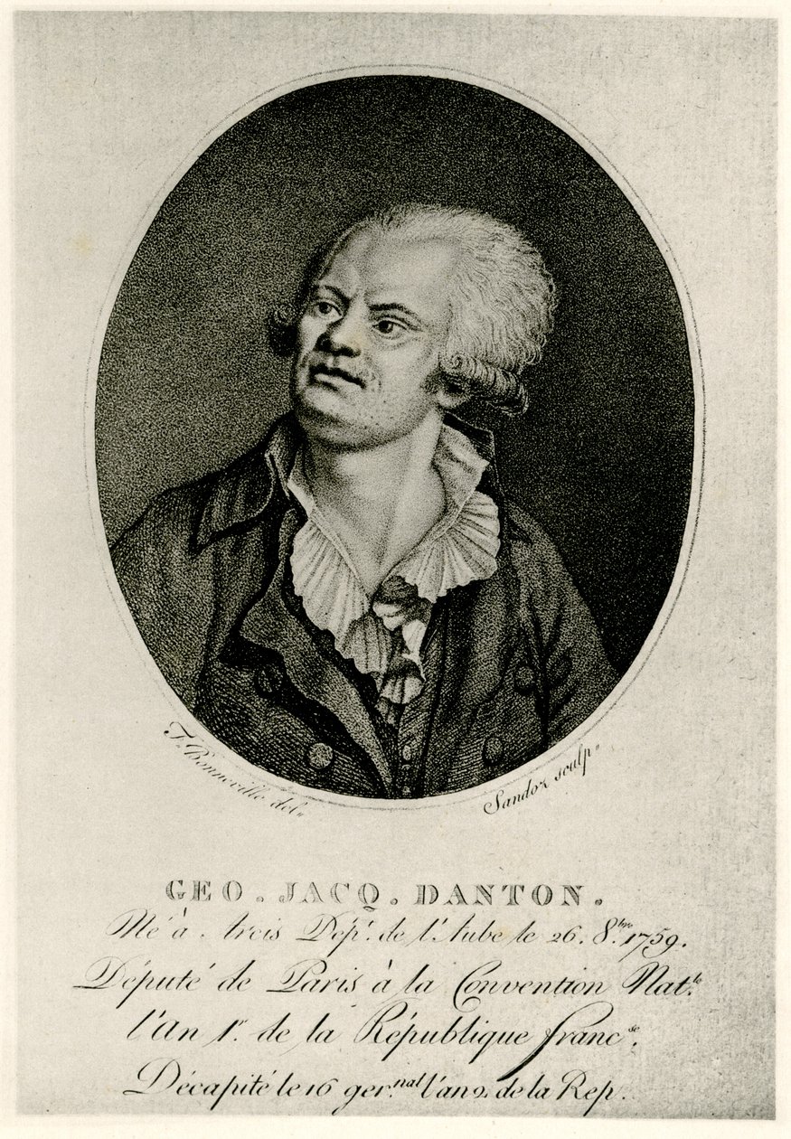 Georges Jacques Danton av German School
