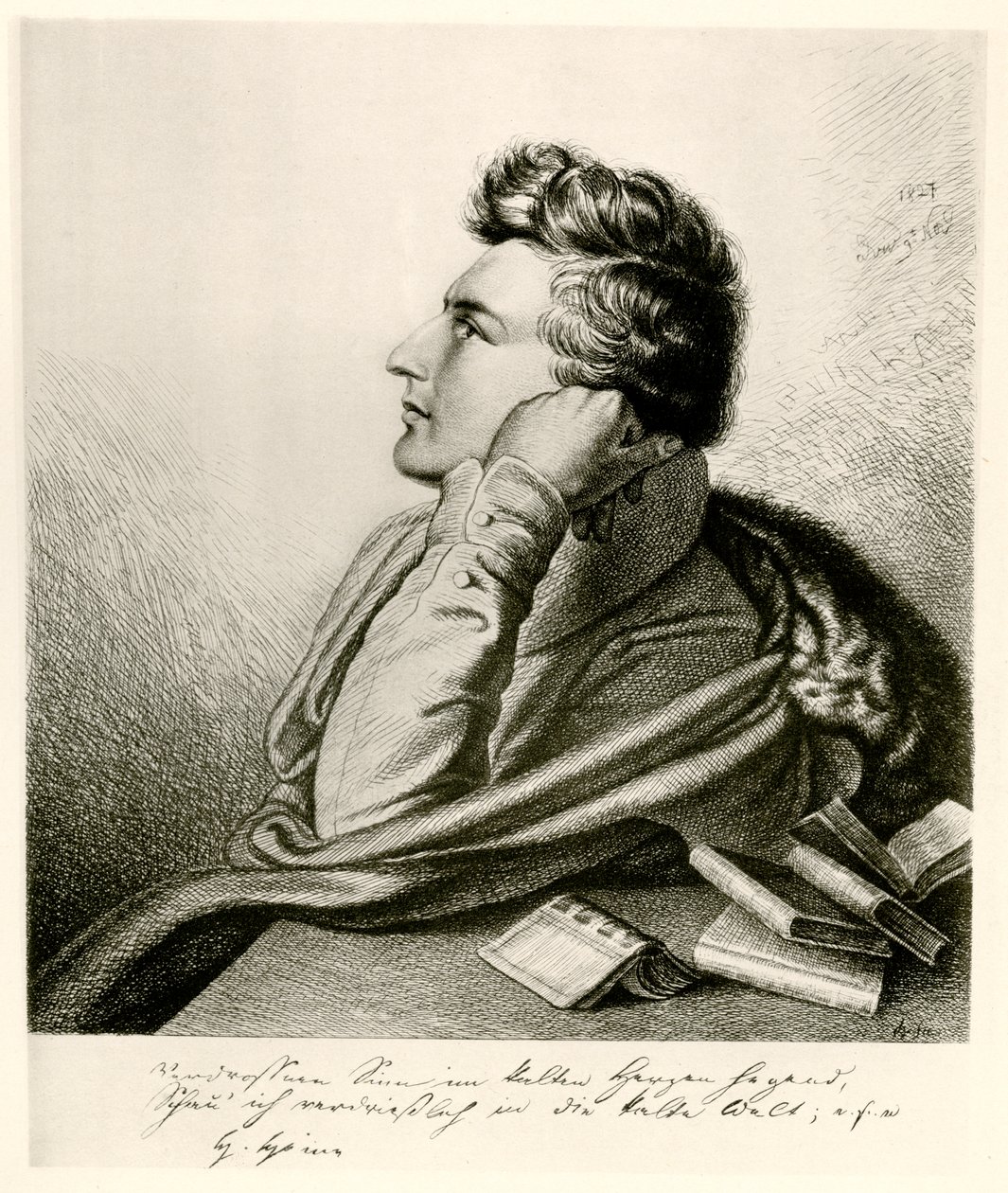 Heinrich Heine, 1884-90 av German School