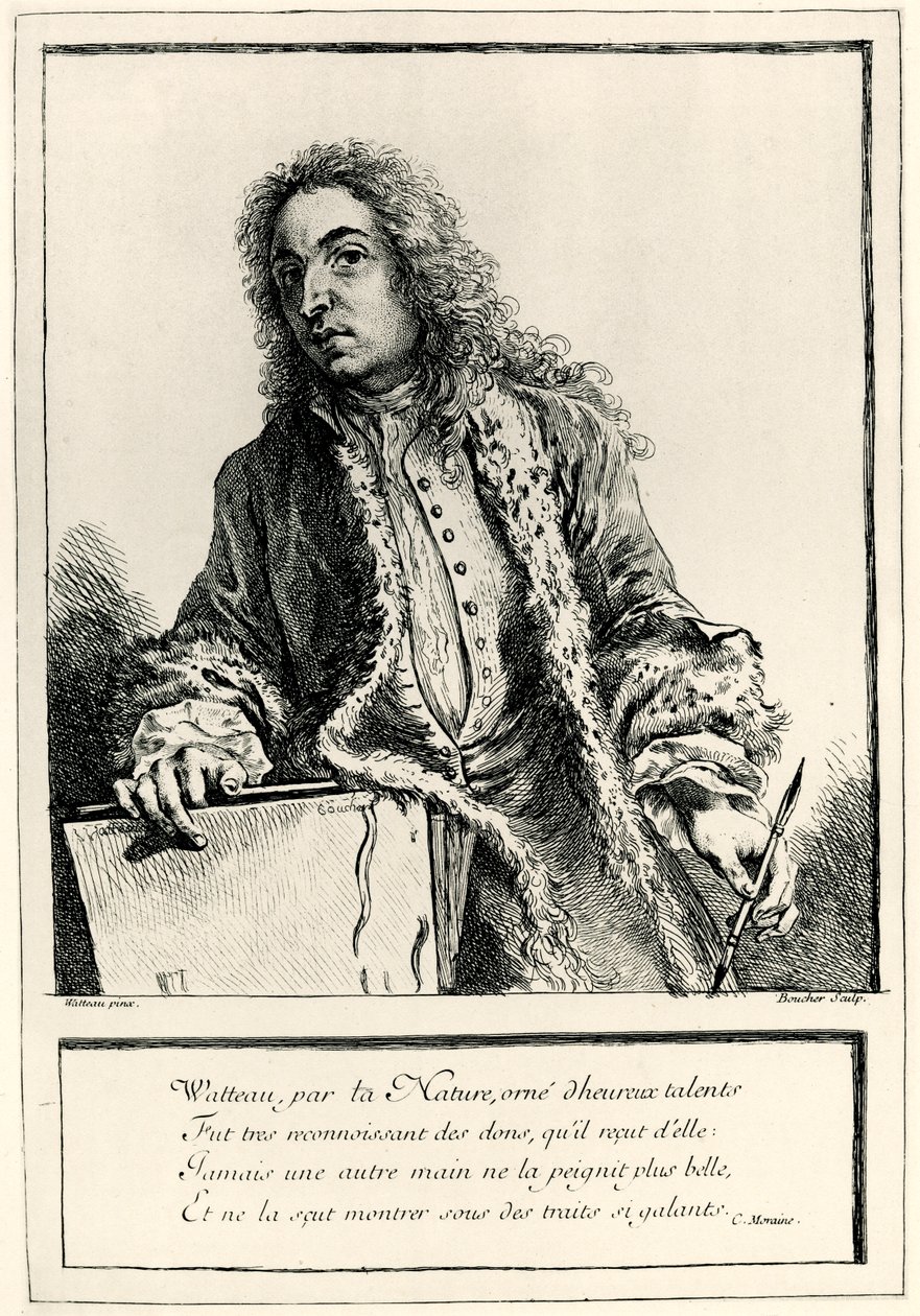 Jean-Antoine Watteau av German School