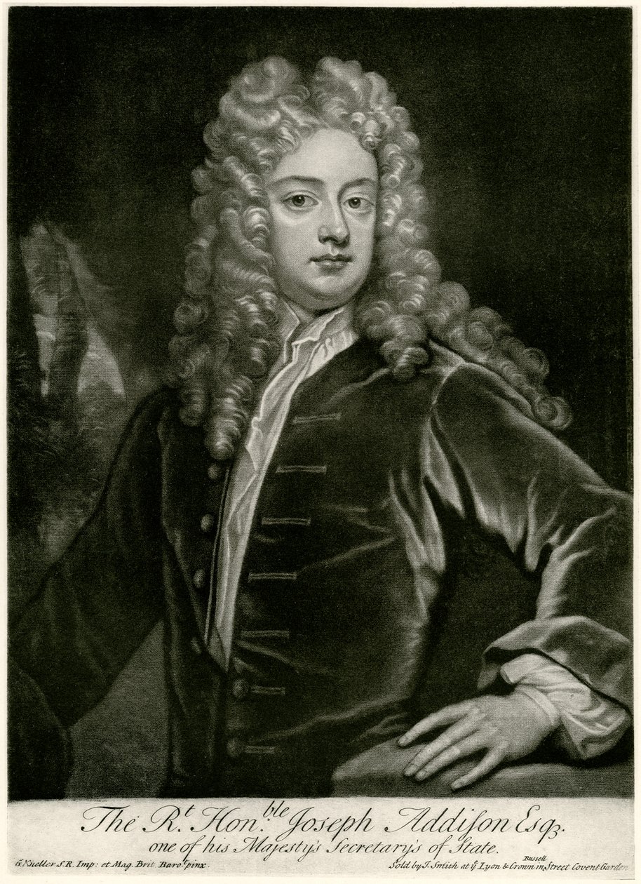 Joseph Addison av German School