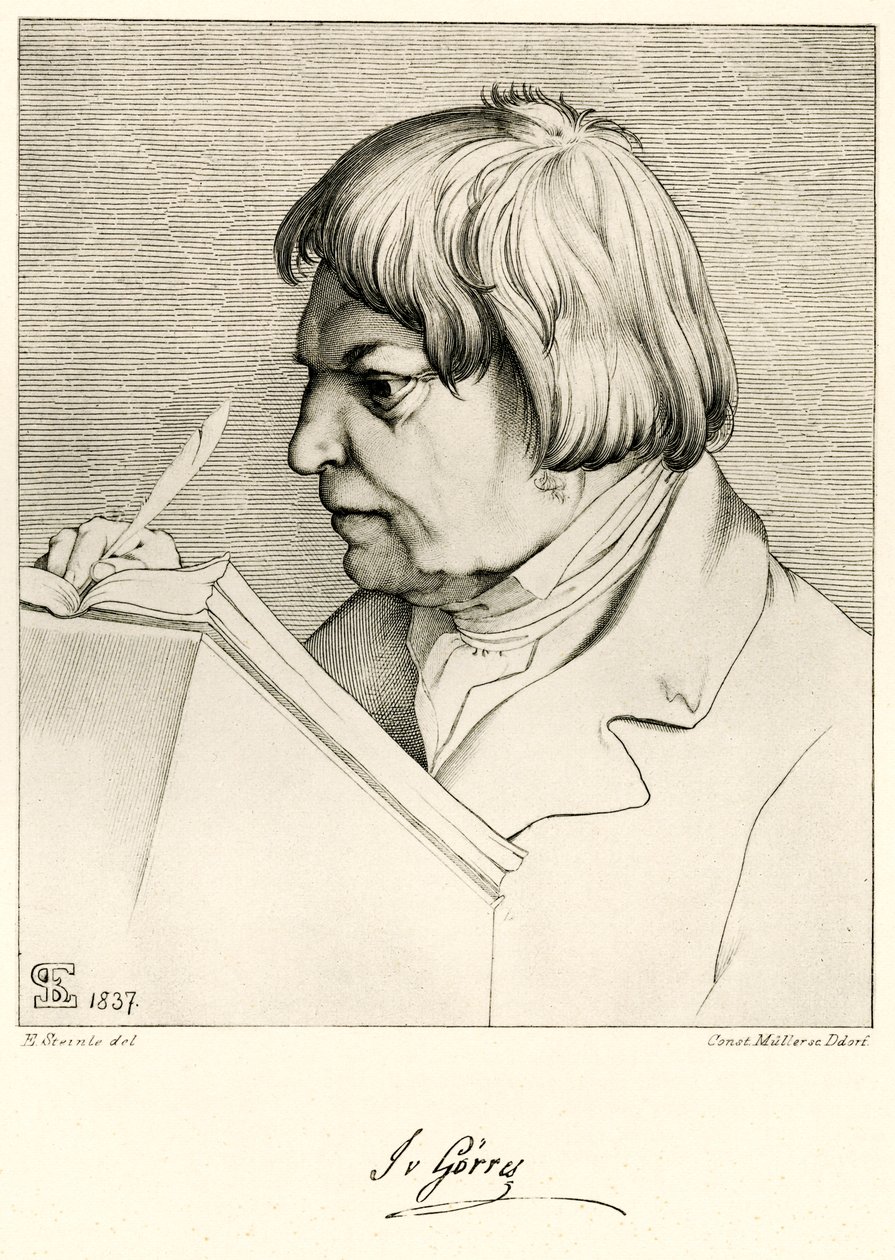 Joseph von Gorres av German School