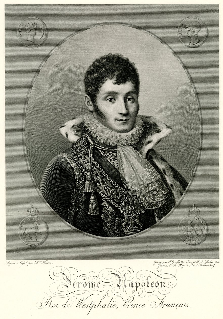 Jerome Bonaparte, 1884-90 av German School