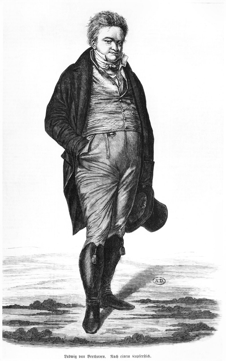 Ludwig van Beethoven (1770-1827) av German School