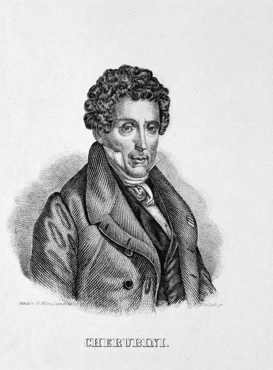Luigi Cherubini (1760-1842) av German School