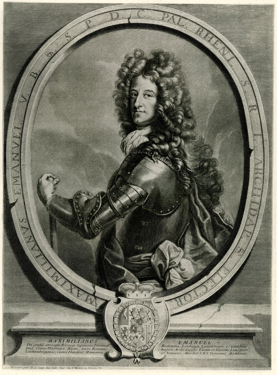 Maximilian II. Emanuel av German School