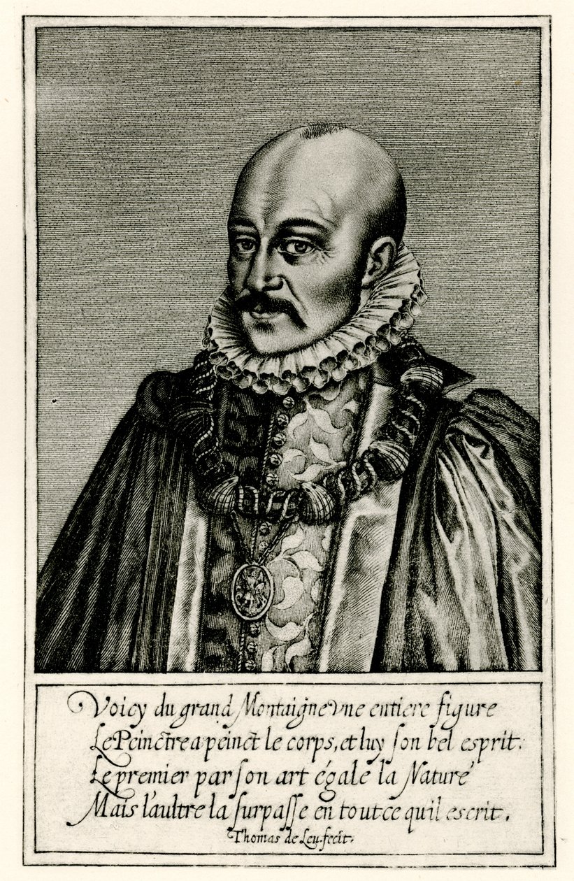 Michel de Montaigne av German School