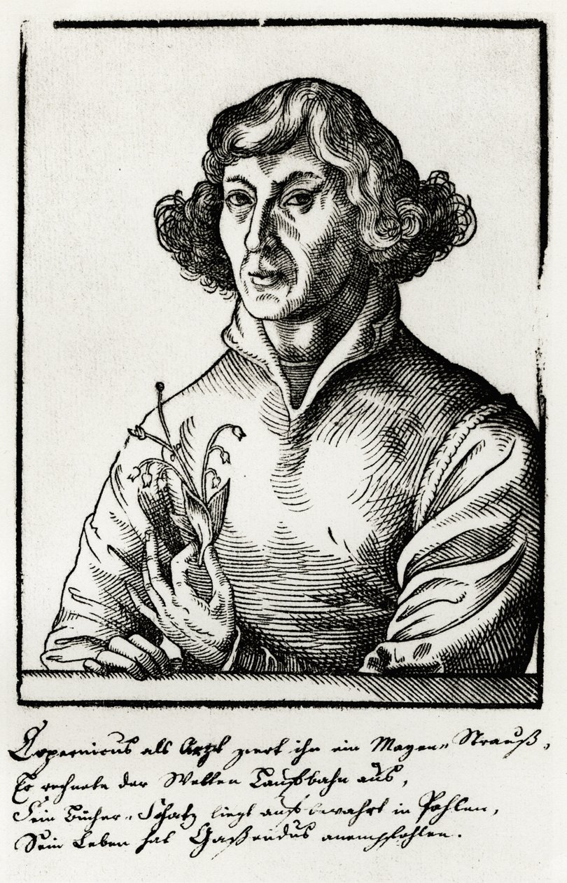 Nicholas Copernicus av German School