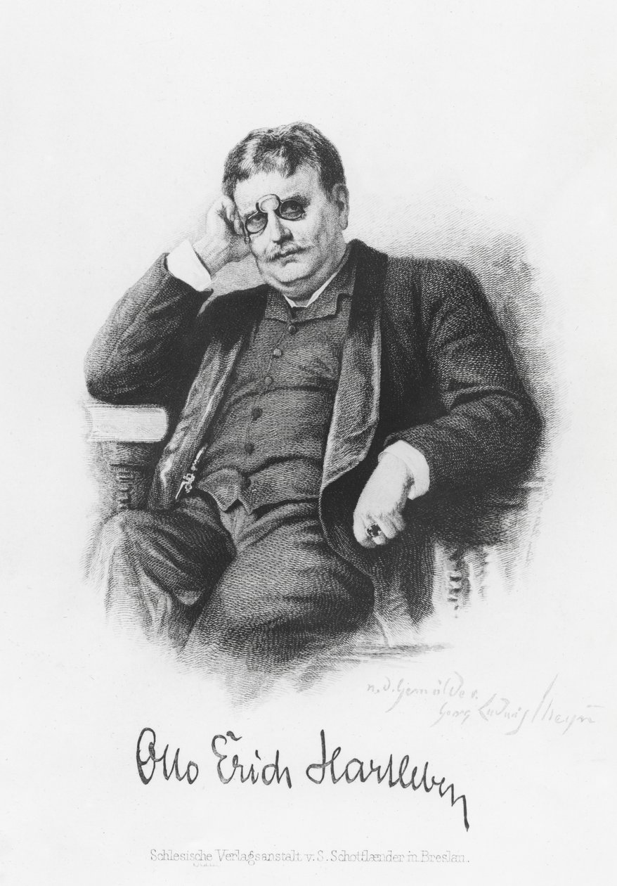 Otto Erich Hartleben (gravyr) av German School