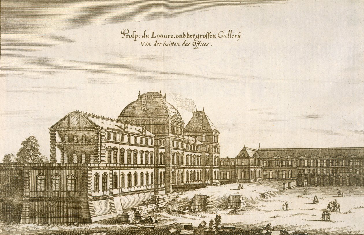 Louvren Palace av German School