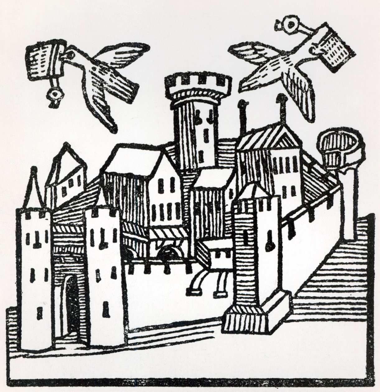 Pigeon Post, 1488 av German School