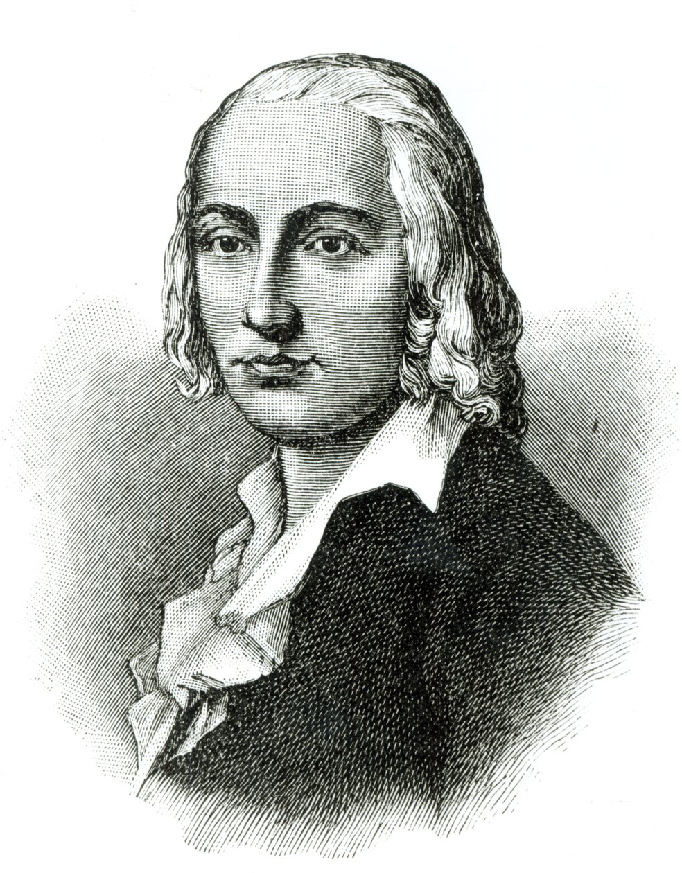Porträtt av Friedrich Hoelderlin av German School