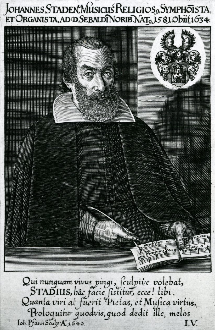Porträtt av Johann Staden (1581–1634) av German School