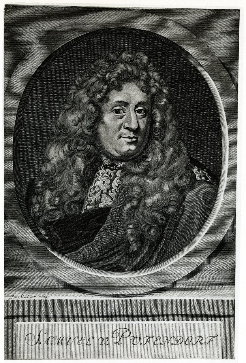 Samuel Pufendorf av German School