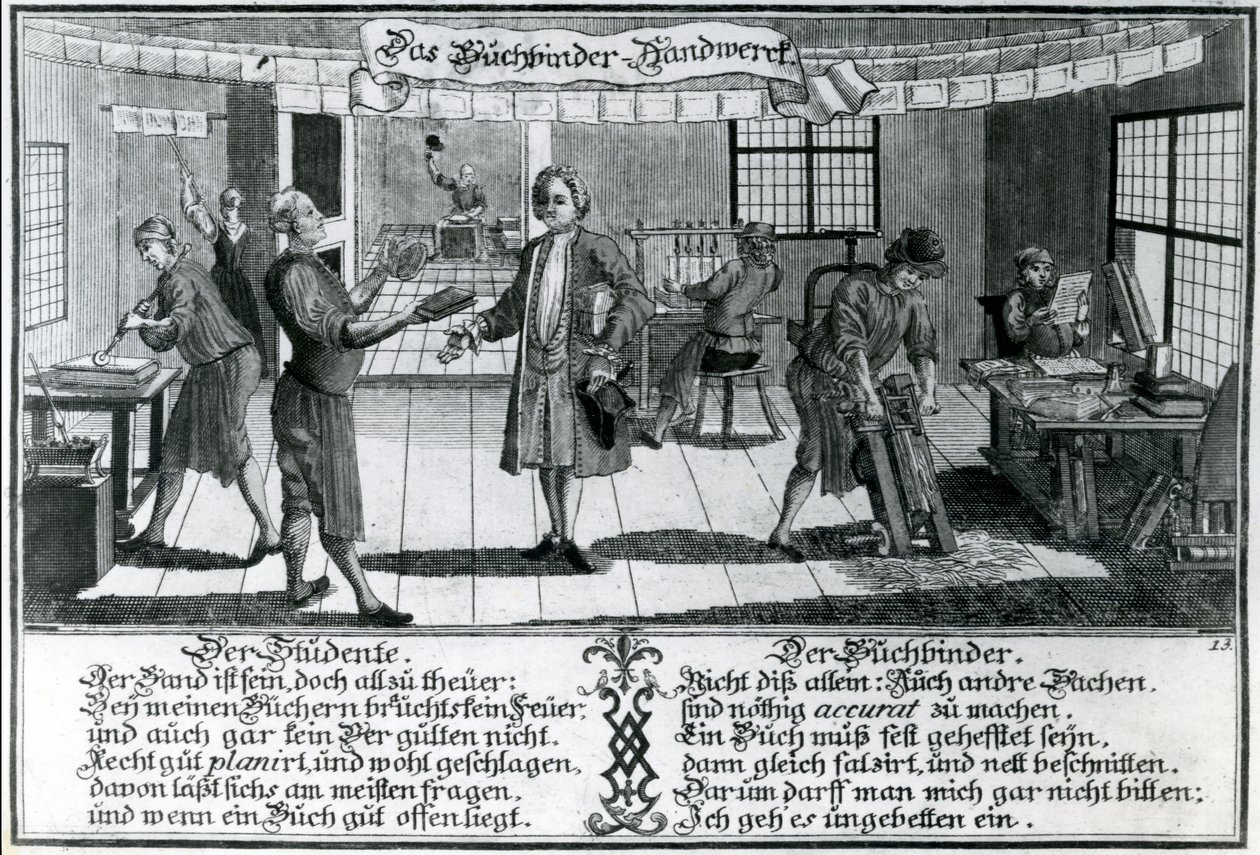 Bokbindaren (gravyr) av German School