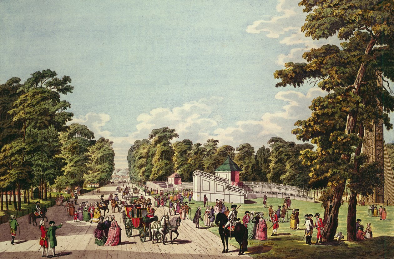 The Fireworks Place, Prater (akvatint) av German School