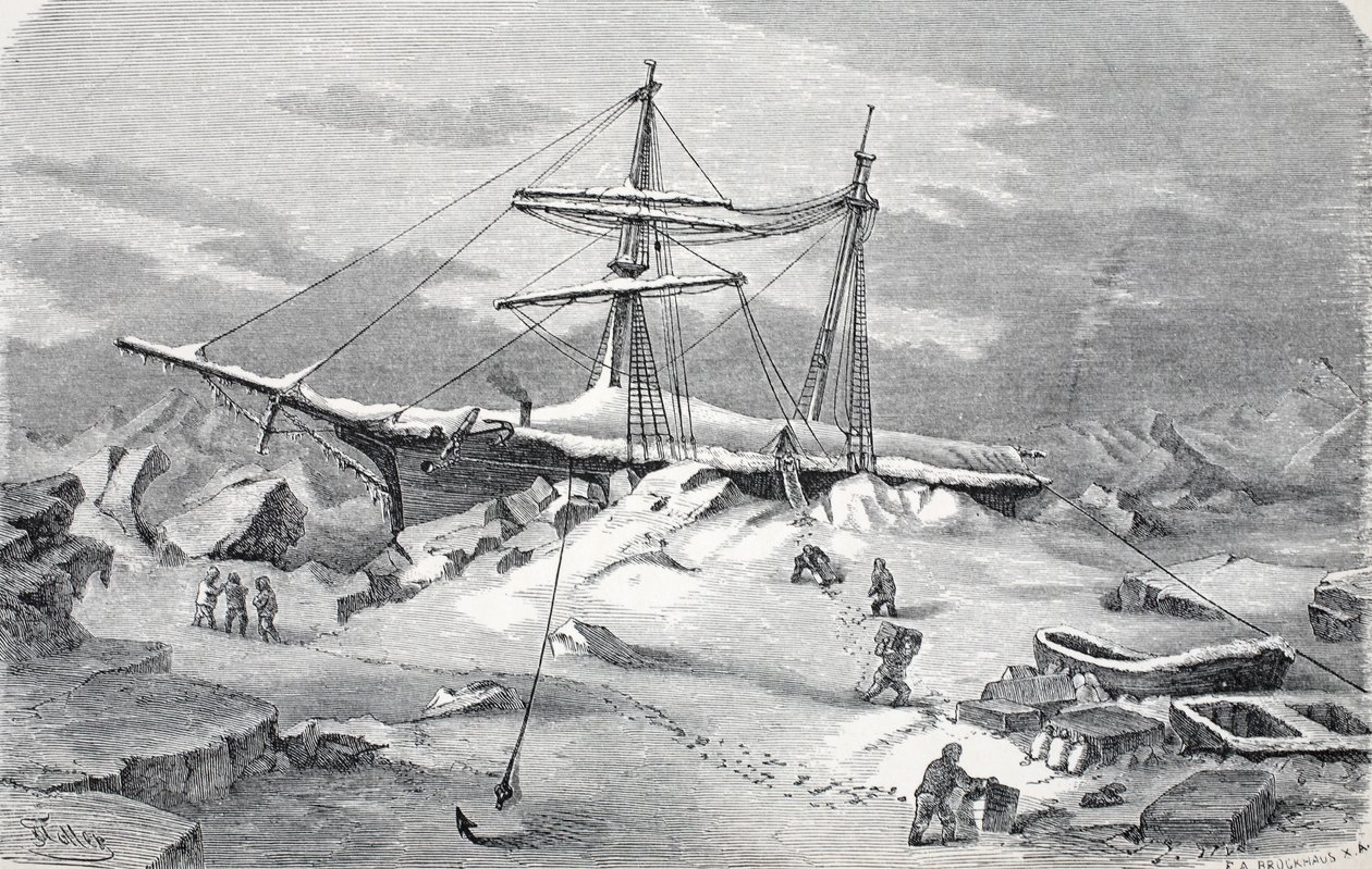 Hansan i nöd, pub. London 1874 av German School