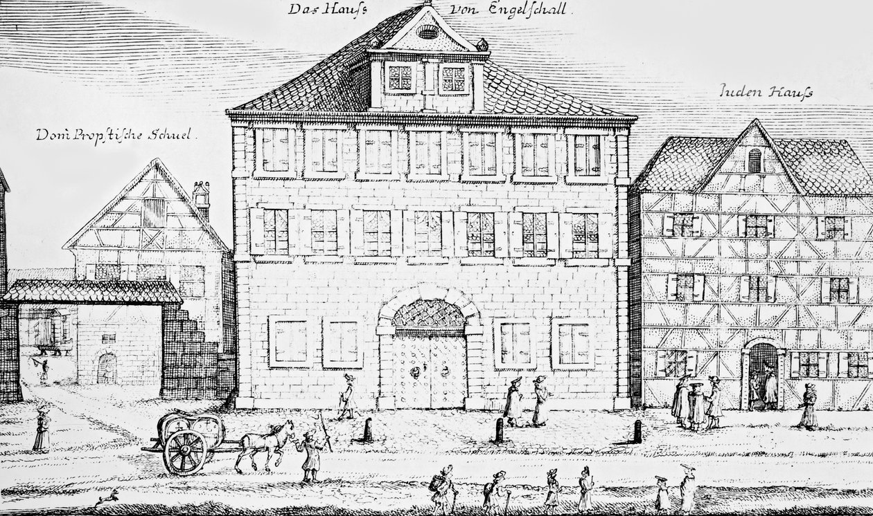 Huvudgatan i Nürnberg av German School