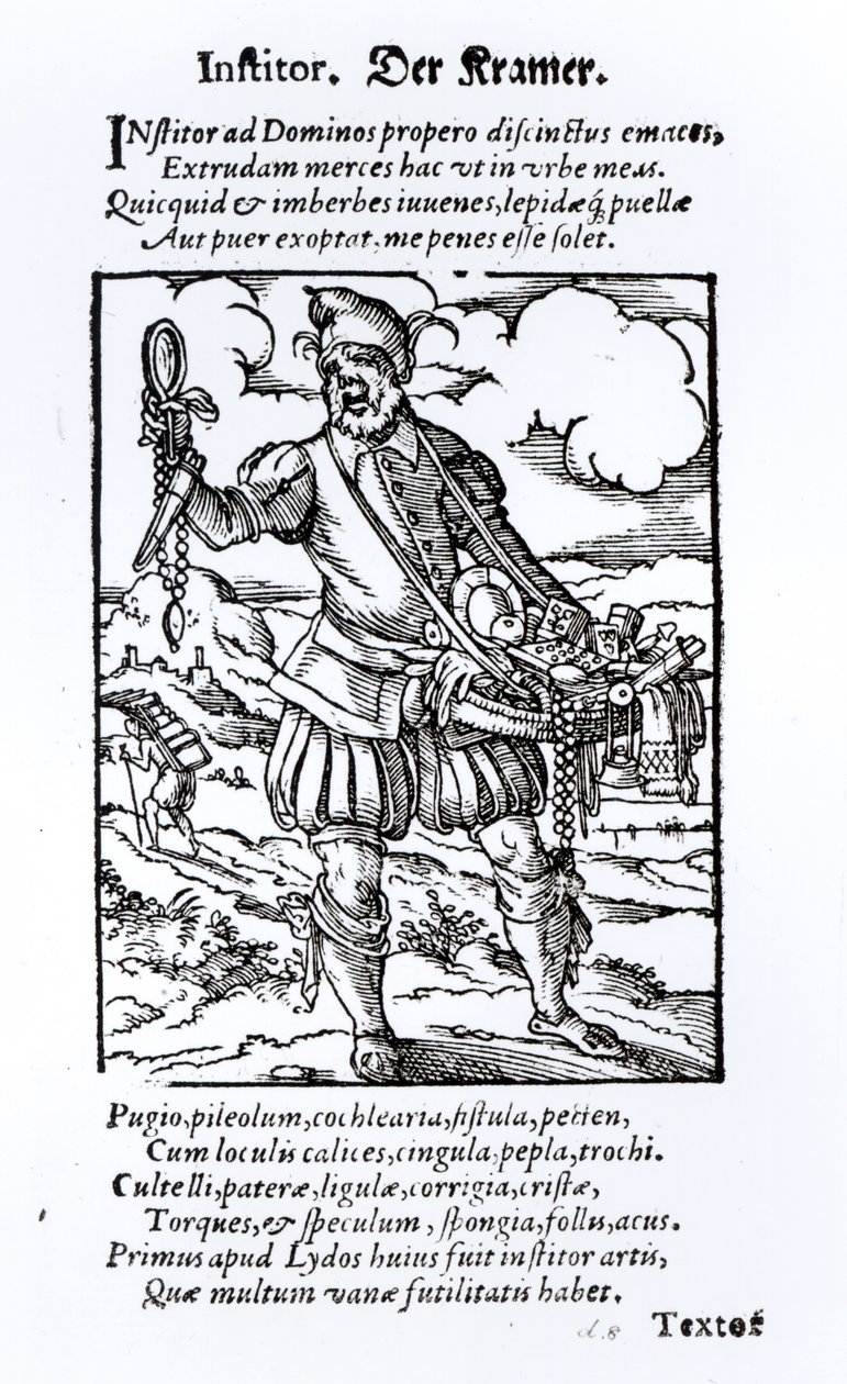 The Pedlar, utgiven av Hartman Schopper av German School