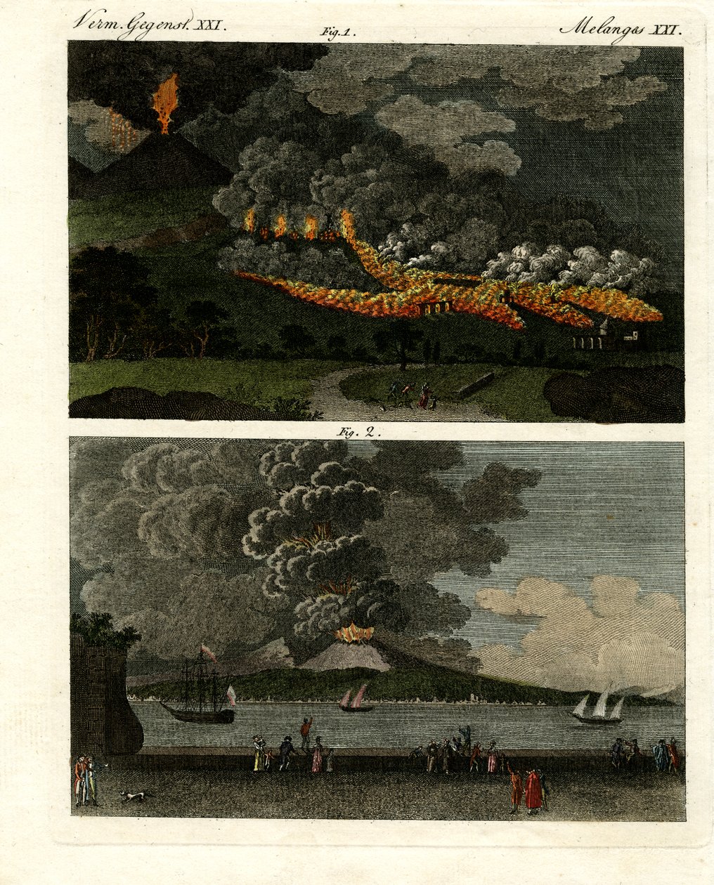 Vesuvius av German School