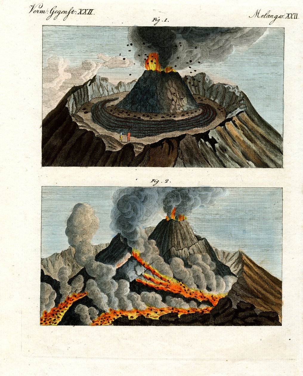 Vesuvius av German School