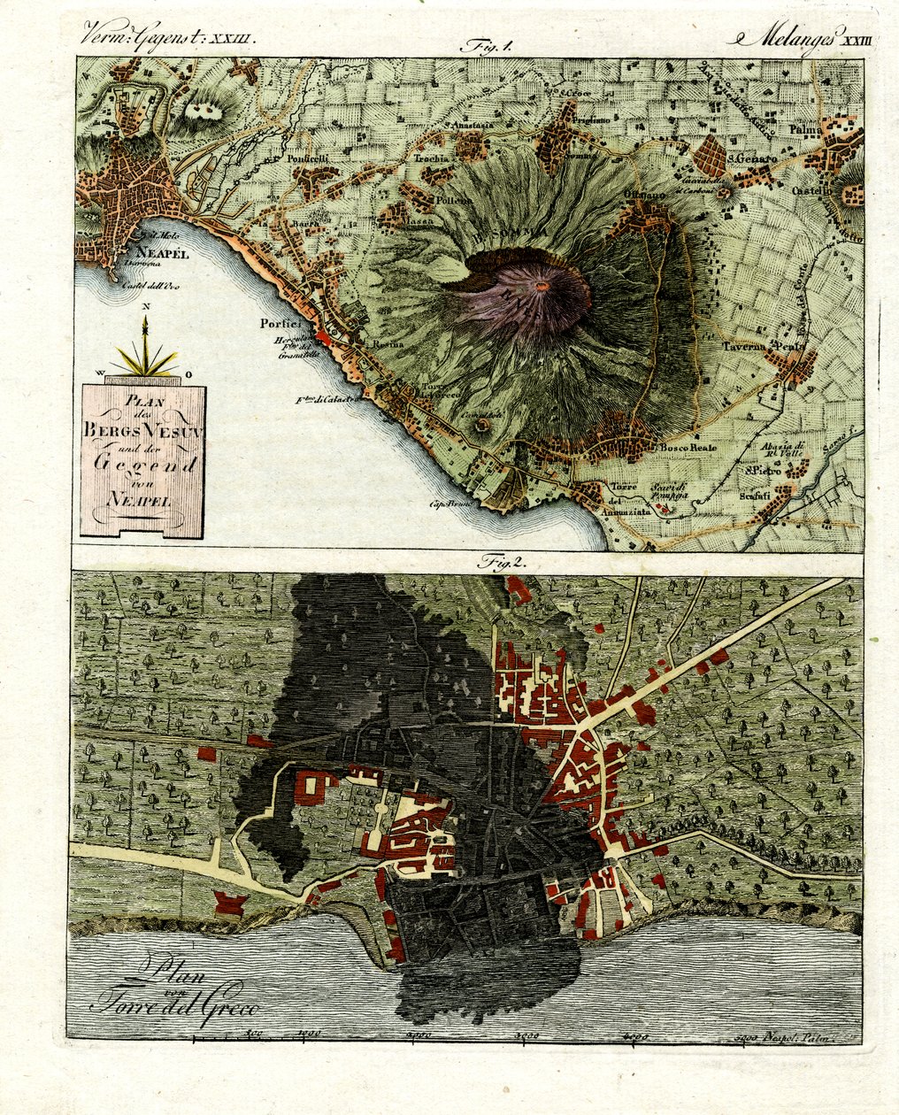 Vesuvius av German School