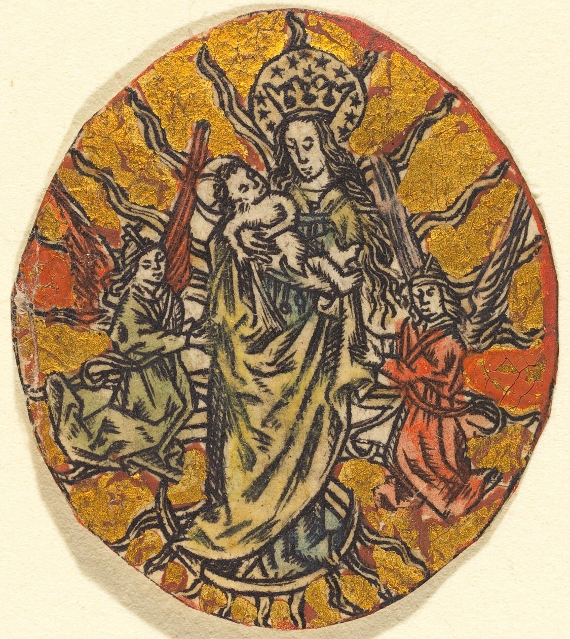 Madonna och barn av German or Netherlandish 15th Century