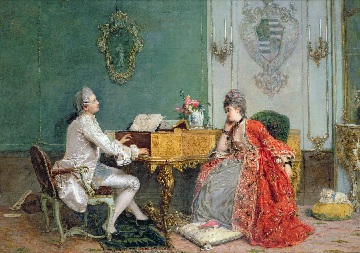 Ett privat recital av Gerolamo Induno
